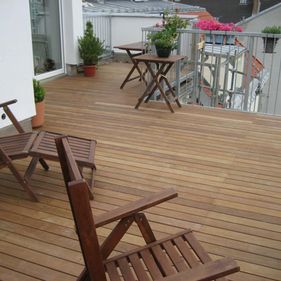 Fertige Terrasse