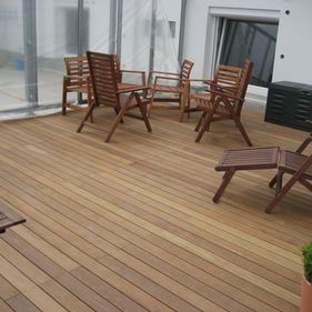 Fertige Terrasse